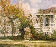 William Woodward Woodward House, Lowerline and Benjamin Streets 1899 china oil painting artist